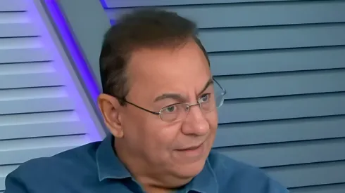 Flávio Prado durante programa da Jovem Pan. Jornalista fala do trabalho de Tite. Foto: Reprodução/ Youtube.