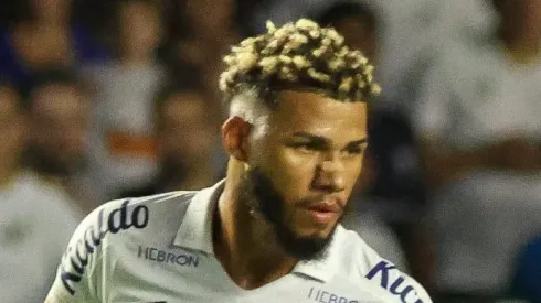 Nathan durante partida do Paulistão de 2023. Lateral deve ser negociado em definitivo.
