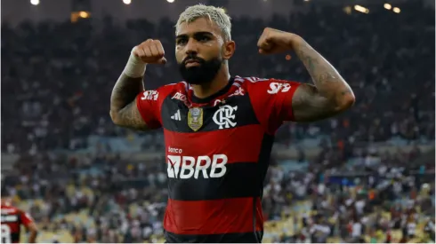 Foto: Wagner Meier/Getty Images – Gabigol comemorando gol
