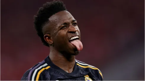 Foto: Alex Pantling/Getty Images - Vini Jr. comemorando gol