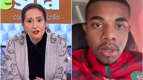 Davi recebe elogios de Sonia Abrão – Reprodução/RedeTV! (foto 1) – Instagram/Davi (foto 2)
