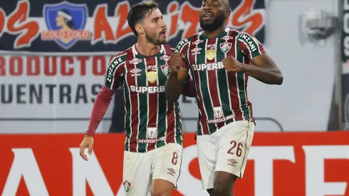Manoel foi o autor do gol da vitória do Fluminense (Foto de Marcelo Hernandez/Getty Images)
