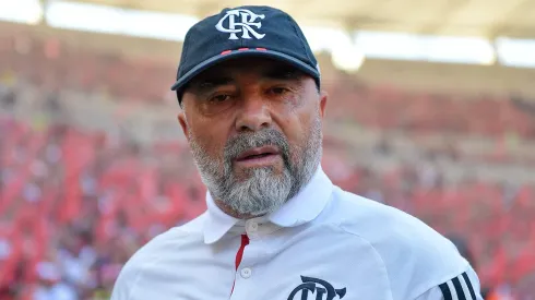 Jorge Sampaoli, quando era treinador do Flamengo. 
