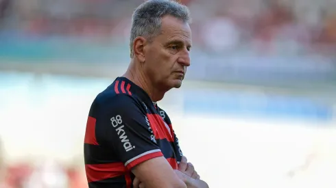 Rodolfo Landim, presidente do Flamengo. antes da partida contra o Madureira no estádio Maracanã pelo Campeonato Carioca 
