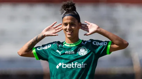 Jogadora já tem 12 gols marcados até agora. Divulgação/Rebeca Reis.
