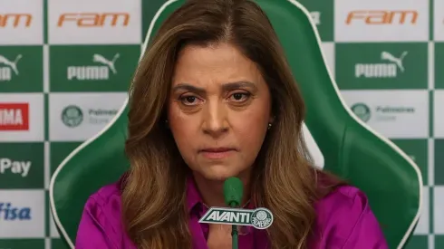 Foto: Cesar Greco/Palmeiras – Leila Pereira, presidente do Palmeiras recebe resposta de dirigente do Grêmio
