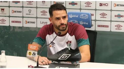 Foto: Marcelo Goncalves/FFC – Renato Augusto vê a cobrança da torcida do Fluminense com naturalidade