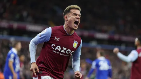 Coutinho comemorando gol marcado na Premier League
(Foto: Richard Heathcote/Getty Images)