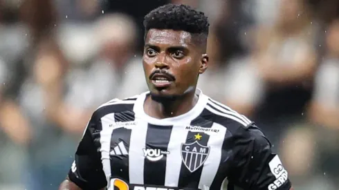 Jemerson em partida do Galo. A direção mudou de ideia sobre o futuro do jogador
