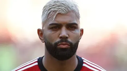 Gabigol durante partida entre Flamengo e Corinthians, no Maracanã, pelo Campeonato Brasileiro de 2023, no dia 21/05. Foto: Wagner Meier/Getty Images
