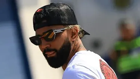 Gabigol durante a viagem para o Equador antes da decisão da Copa Libertadores de 2022, entre Flamengo e Athletico/PR, no dia 26/10/2022. Foto: Buda Mendes/Getty Images
