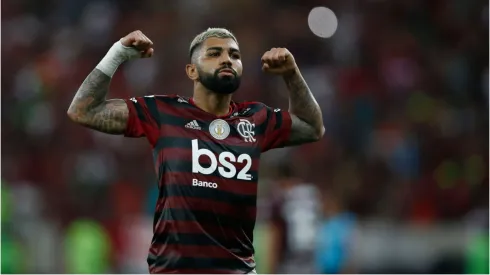 Foto: Wagner Meier/Getty Images - Gabigol comemorando gol