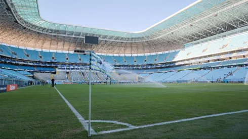  Previsão aponta que a Arena do Grêmio talvez volte a receber jogos só no ano que vem- BRASILEIRO A 2024, GREMIO X CUIABA – Vista geral do estadio Arena do Gremio para partida entre Gremio e Cuiaba pelo campeonato Brasileiro A 2024. Foto: Maxi Franzoi/AGIF
