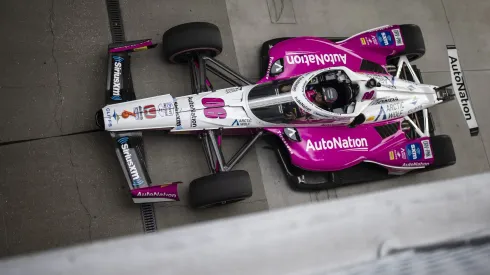 Helio Castroneves tenta mais uma vitória que seria histórica em Indianápolis (Foto: James Gilbert/Getty Images)