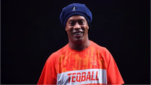 Foto: Albert Perez/Getty Images - Ronaldinho Gaúcho em evento.