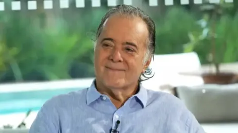 Tony Ramos em entrevista ao Fantástico – Foto: Globo
