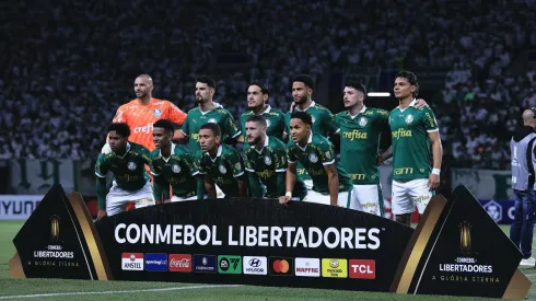  Palmeiras pode ser a melhor campanaha da fase de grupos pela sexta vez em sete anos. Foto do time do Palmeiras no jogo contra o Independiente del Valle Foto: Ettore Chiereguini/AGIF
