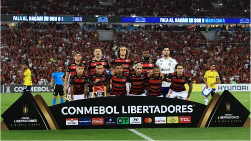 Foto: Buda Mendes/Getty Images – Elenco do Flamengo na Libertadores.
