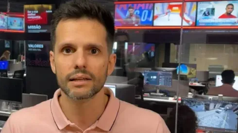 Foto: Reprodução/Itatiaia - Edu Panzi, comentarista da Itatiaia