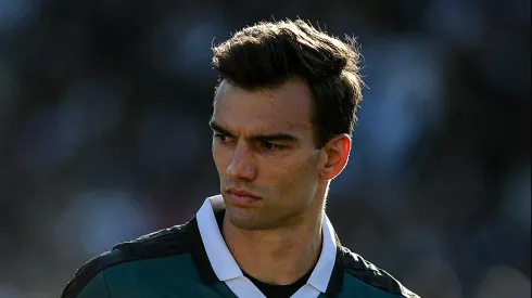 Léo Jardim, goleiro do Vasco, durante partida contra o Criciúma no estádio São Januário pelo Brasileirão Série A
