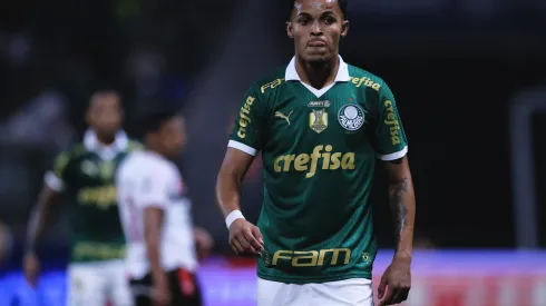 Lázaro foi o herói da vitória do Palmeiras neste domingo.