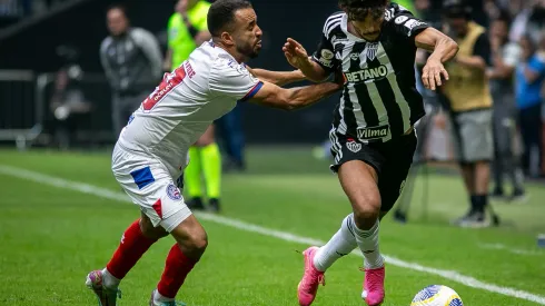 Gustavo Scarpa jogador do Atletico-MG durante partida contra o Bahia. Foto: Fernando Moreno/AGIF
