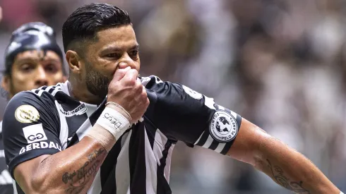 Hulk jogador do Atletico-MG comemora seu gol durante partida contra o Bahia. Foto: Alessandra Torres/AGIF