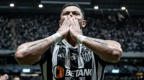 Hulk marca gol contra o Bahia. Foto: Pedro Souza / Atlético