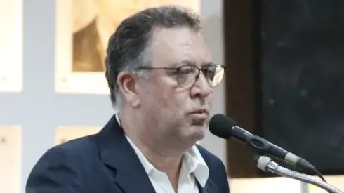 Marcelo Teixeira, presidente do Santos. Clima ficou bem tenso –
Foto : Pedro Ernesto Guerra Azevedo/Santos FC