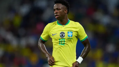 Dorival Júnior deve contar com força de Vini Jr. Alex Caparros/Getty Images.
