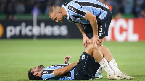  Foto: Maxi Franzoi/AGIF – Diego Costa se lesionou na vitória do Grêmio
