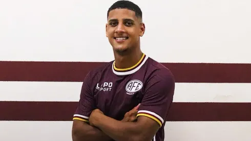 Fernando, em sua apresentação a Ferroviária.