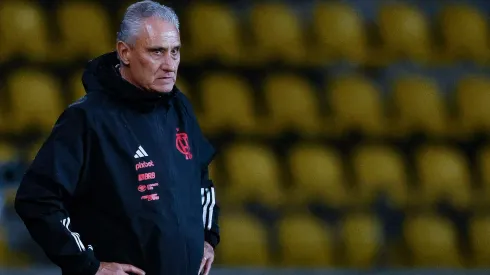 Tite tecnico do Flamengo durante partida contra o Palestino no estadio Francisco Rumoroso pelo campeonato Copa Libertadores 2024. Foto: PhotoSport/AGIF
