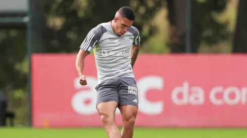 Paulinho é um dos titulares do Atlético. Foto: Paulo Henrique França / Atlético