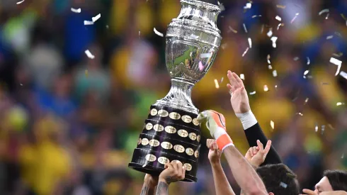 Taça da Copa América. (Photo by Pedro Vilela/Getty Images)
