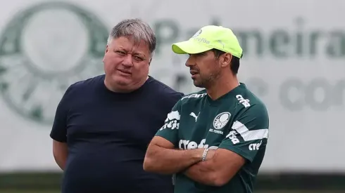 Abel Ferreira e Anderson Barros – Foto: Cesar Greco / Palmeiras
