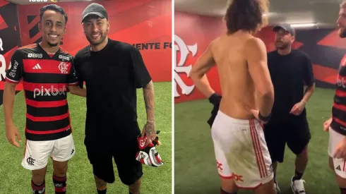 Neymar visitou vestiário do Maracanã – Foto: Reprodução/Instagram
