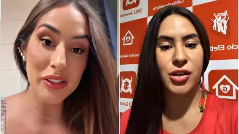 Isabelle descarta sentir ciúmes das ex-namoradas de Matteus – Instagram de ambas
