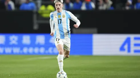 Alejandro Garnacho da Seleção da Argentina pode brilhar na Copa América 2024. (Foto de Mitchell Leff/Getty Images)
