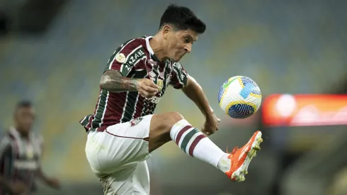 German Cano jogador do Fluminense durante partida contra o Atletico-GO no estadio Maracana pelo campeonato Brasileiro A 2024. Foto: Jorge Rodrigues/AGIF