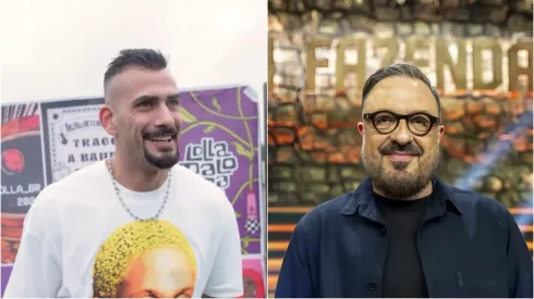 Nizam e Rodrigo Carelli. Foto 1: Reprodução/Instagram oficial de Nizam; Foto 2: Reprodução/Record
