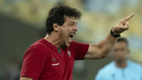 Fernando Diniz, técnico do Fluminense, durante partida contra o Atlético-GO no estádio Maracanã pelo Brasileirão  Série A 2024. Foto: Jorge Rodrigues/AGIF
