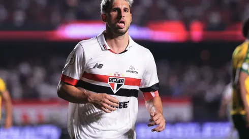 Foto: Ettore Chiereguini/AGIF – Calleri reclamou da atuação do São Paulo 
