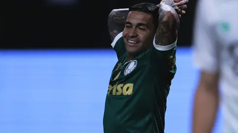 Dudu voltou ao time do Palmeiras neste domingo. 

