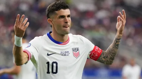 Christian Pulisic do Estados Unidos na estreia da Copa América. (Foto de Sam Hodde/Getty Images)