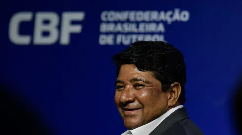 Ednaldo Rodrigues presidente da Confederacao Brasileira de Futebol (CBF), escolheu árbitro para jogo do Flamengo. Foto: Thiago Ribeiro/AGIF
