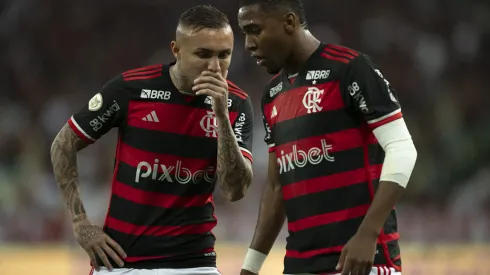 Everton Cebolinha jogador do Flamengo. Foto: Jorge Rodrigues/AGIF
