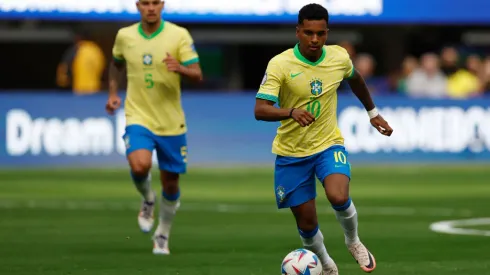 Rodrygo, durante partida contra a Costa Rica. (Foto: Buda Mendes/Getty Images)
