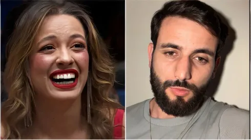 Matteus e Beatriz se conheceram no BBB 24 – Reprodução/TV Globo (foto 1) – Instagram/Matteus Amaral (foto 2)
