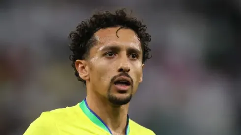 Marquinhos pela Seleção Brasileira na Copa América. Foto: Alex Grimm/Getty Images
